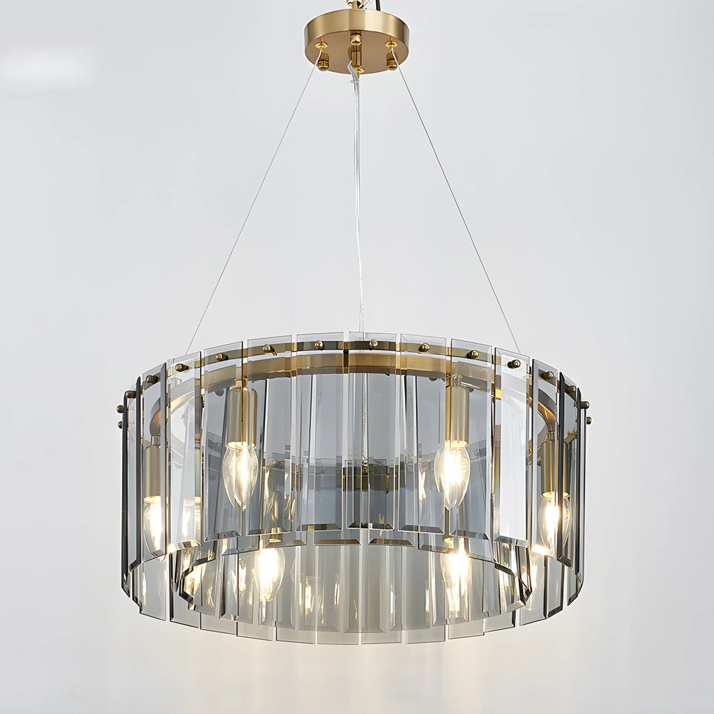 Altavilla Monferrato | Modern Home Decor Drum Hanging Chandelier for Dining Room