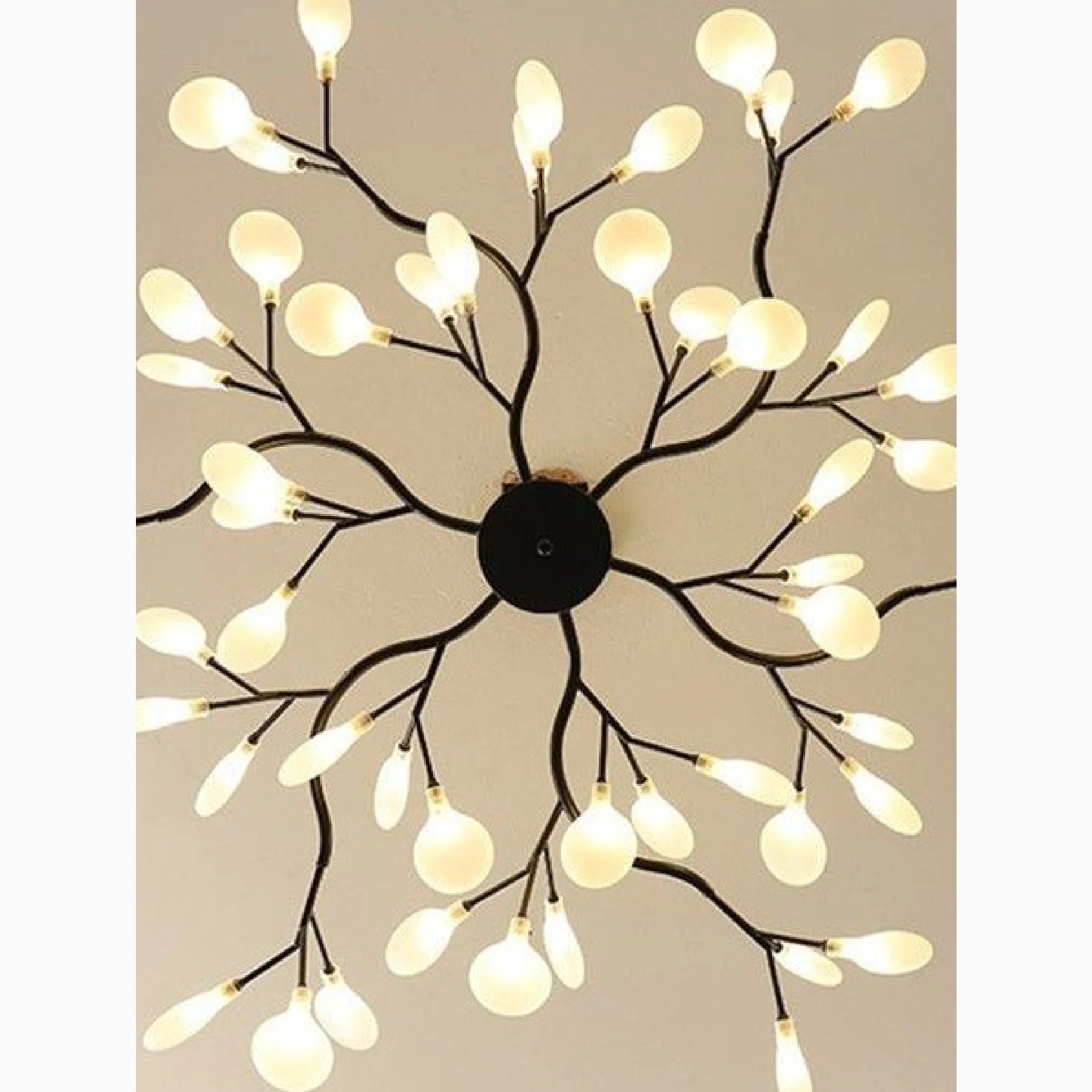 Altavilla Vicentina | Gold/Black Nordic Design Flower LED Chandelier