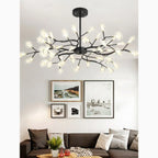 Altavilla Vicentina | Gold/Black Nordic Design Flower LED Chandelier