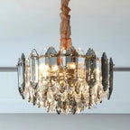 Altendorf | Chrome Crystal Round Chandelier for Living room