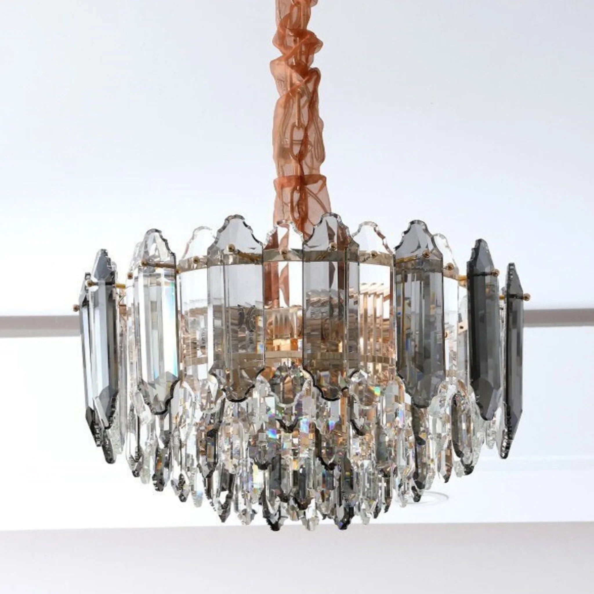 Altendorf | Chrome Crystal Round Chandelier for Living room
