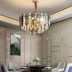 Altendorf | Chrome Crystal Round Chandelier for Living room