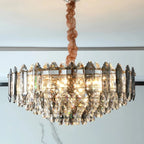 Altendorf | Chrome Crystal Round Chandelier for Living room