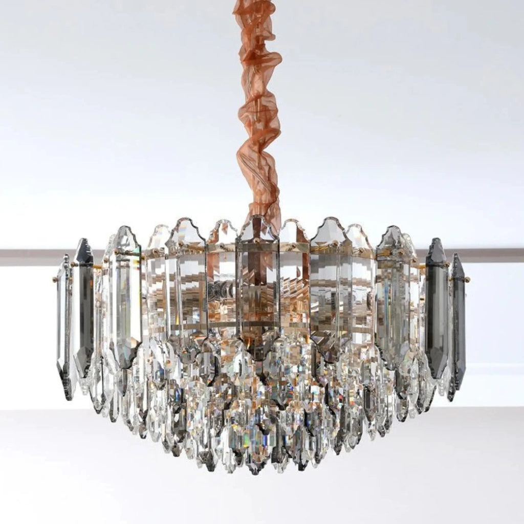 Altendorf | Chrome Crystal Round Chandelier for Living room