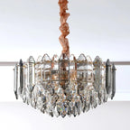 Altendorf | Chrome Crystal Round Chandelier for Living room
