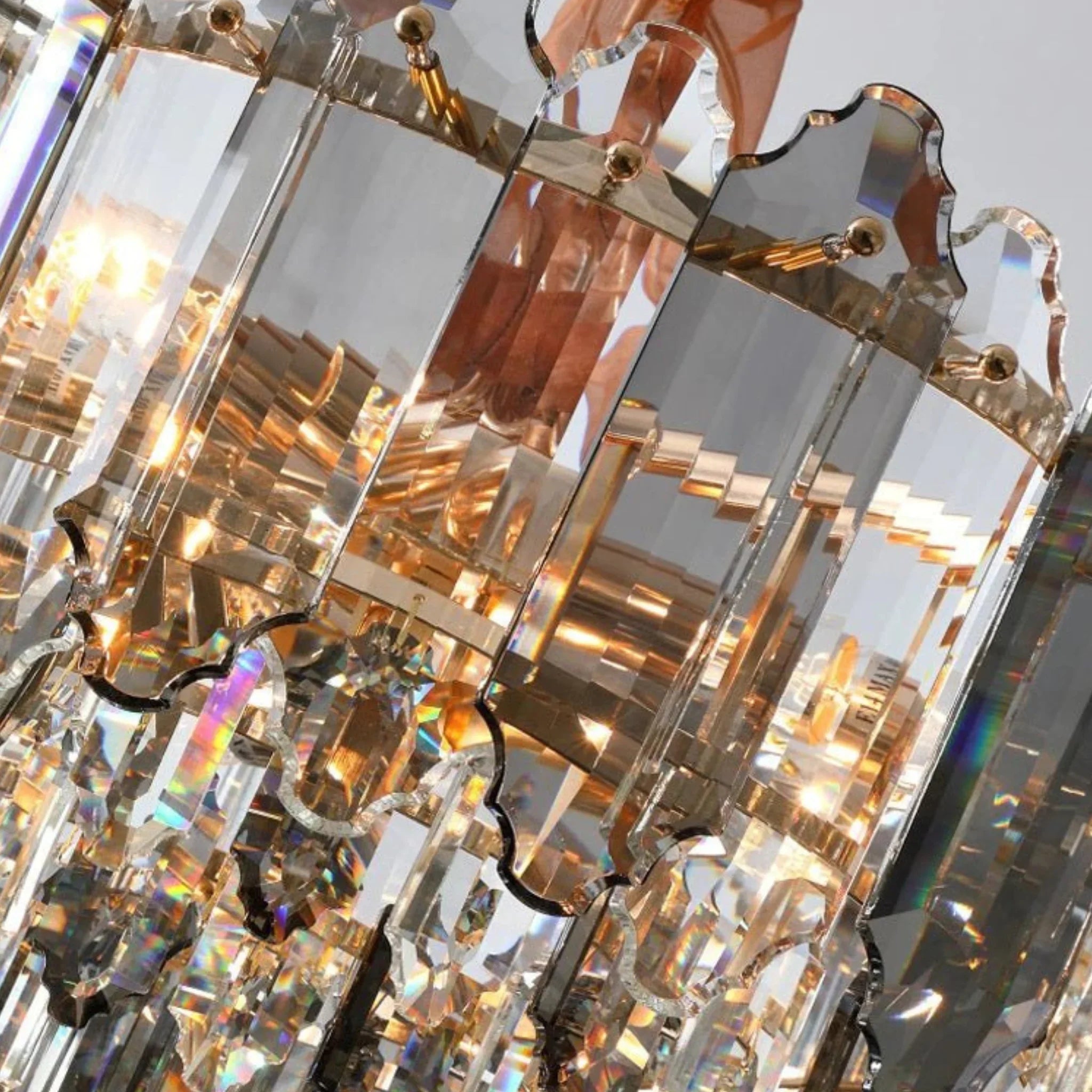 Altendorf | Chrome Crystal Round Chandelier for Living room