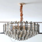 Altendorf | Chrome Crystal Round Chandelier for Living room