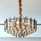 Altendorf | Chrome Crystal Round Chandelier for Living room