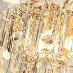 Amriswil | Contemporary Smoky Gray Chandelier for Living Room