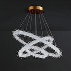 Andenne | Modern Ring Crystal Chandelier for Living Room