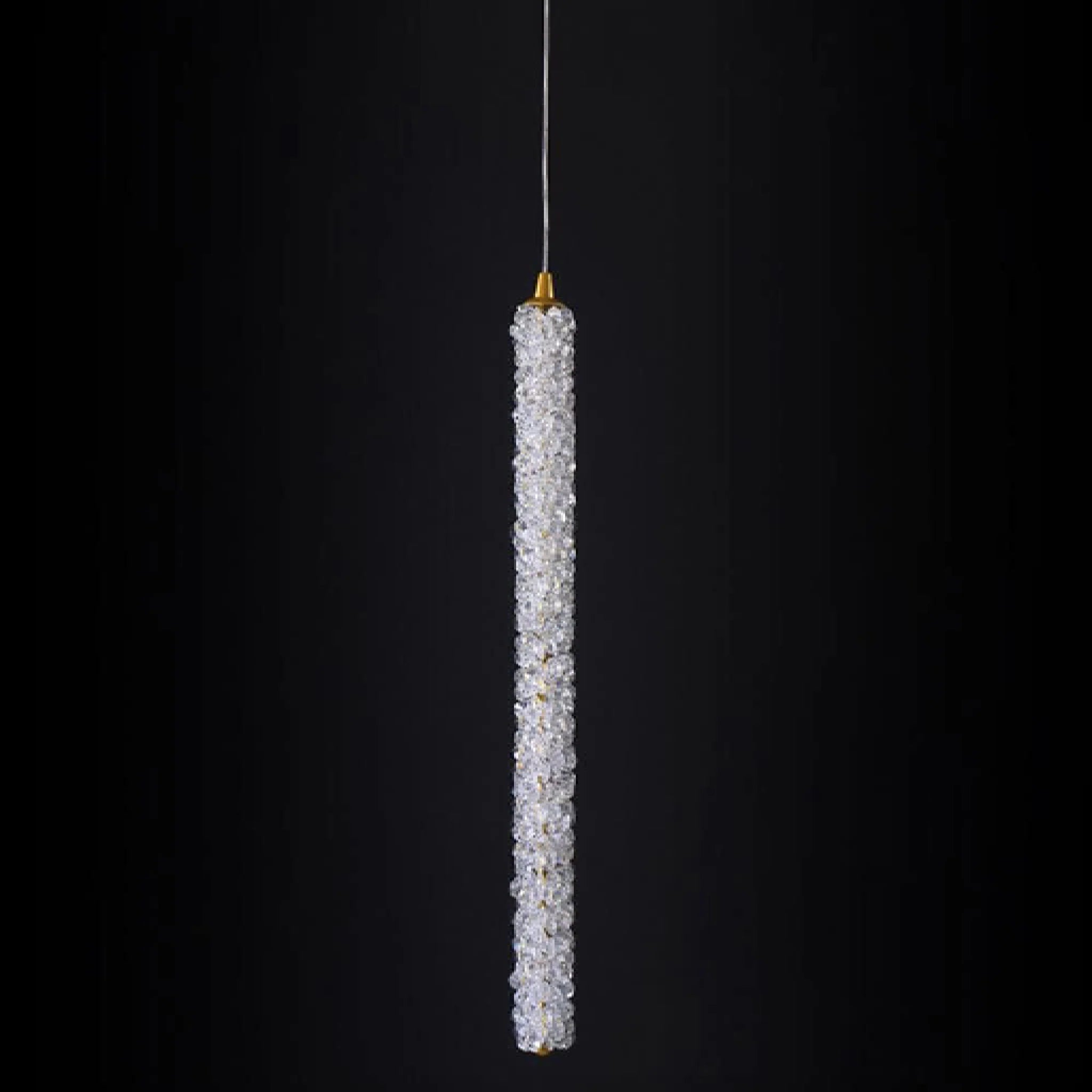 Andon | Modern Crystal Pendant Light with Adjustable Strip
