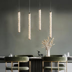 Andon | Modern Crystal Pendant Light with Adjustable Strip