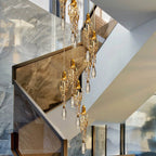 Andora | Creative Crystal Chandelier with Clear Glass Drops