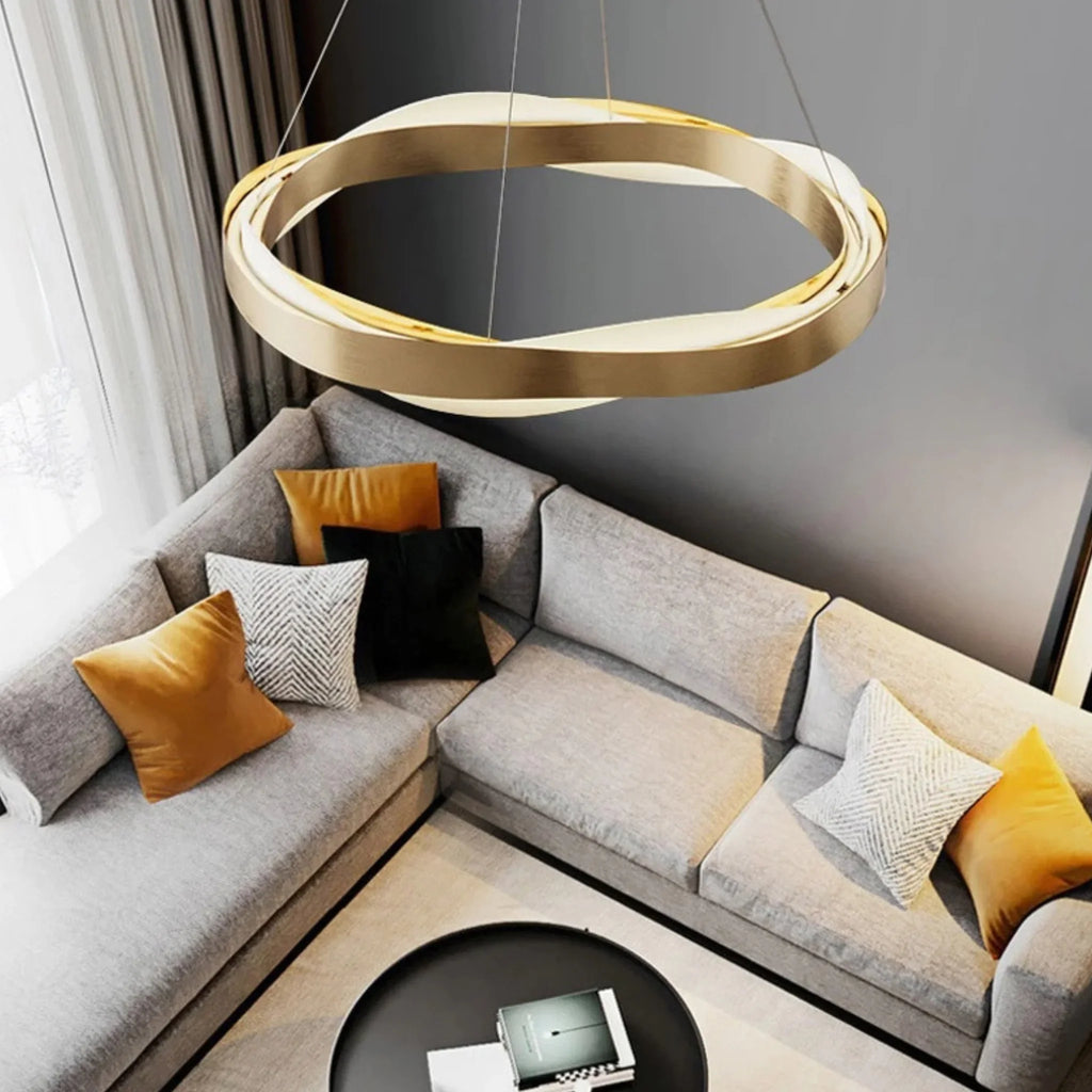 Arlon | Creative Round Gold Chandelier for Living Room
