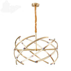 Arnasco | Creative Spherical Copper Crystal Chandelier