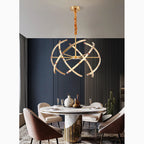 Arnasco | Creative Spherical Copper Crystal Chandelier