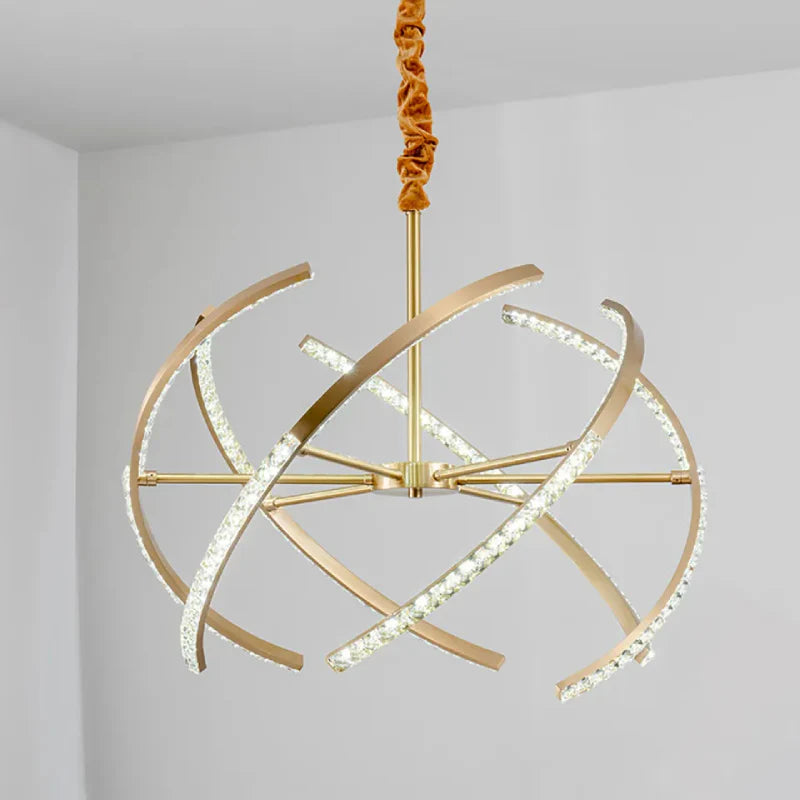 Arnasco | Creative Spherical Copper Crystal Chandelier