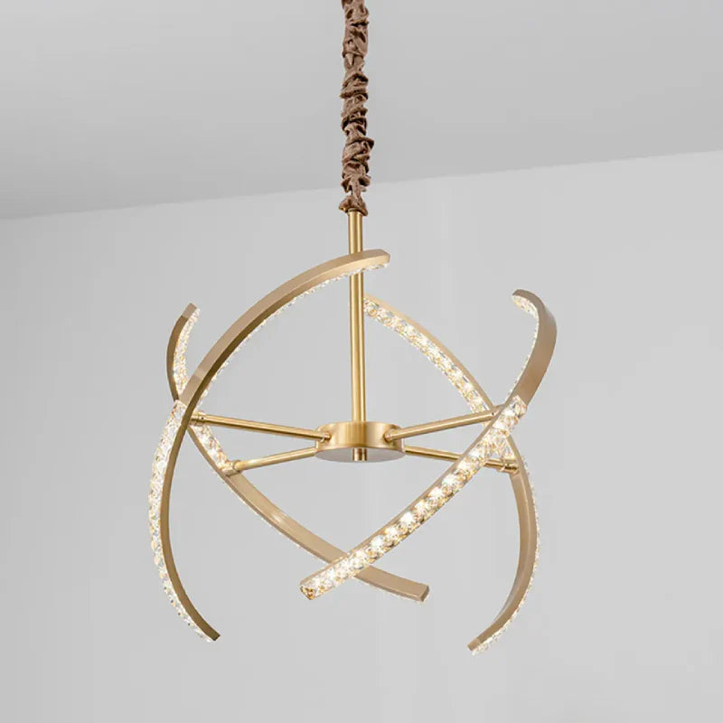 Arnasco | Creative Spherical Copper Crystal Chandelier