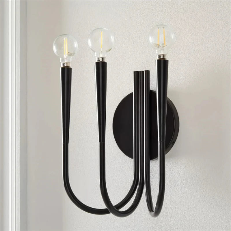 Art-Deco LED Wall Sconce for Living Room