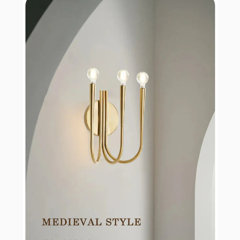 Art-Deco LED Wall Sconce for Living Room