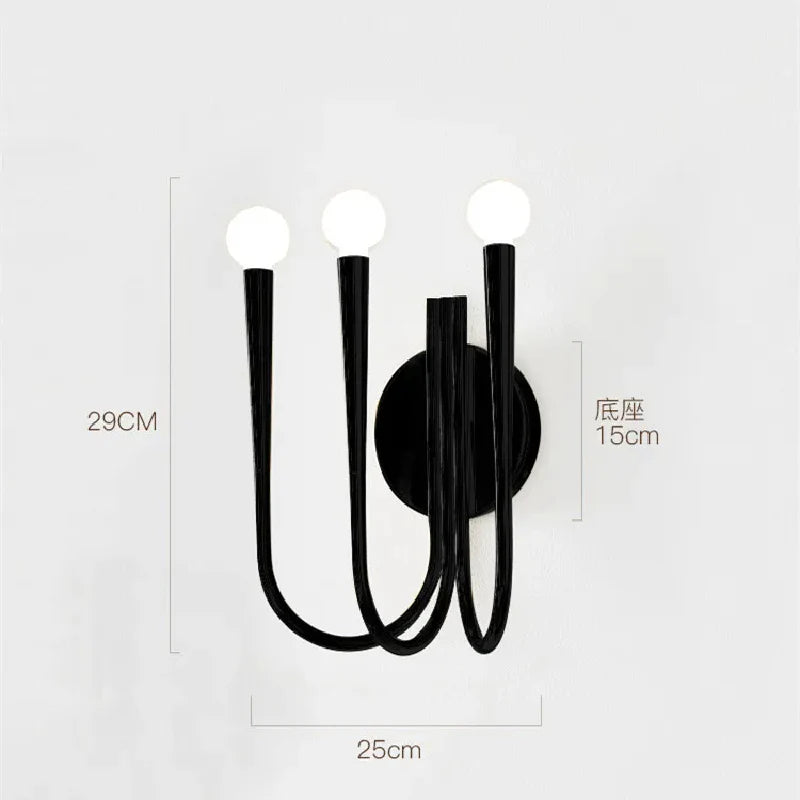 Art-Deco LED Wall Sconce for Living Room