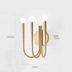 Art-Deco LED Wall Sconce for Living Room