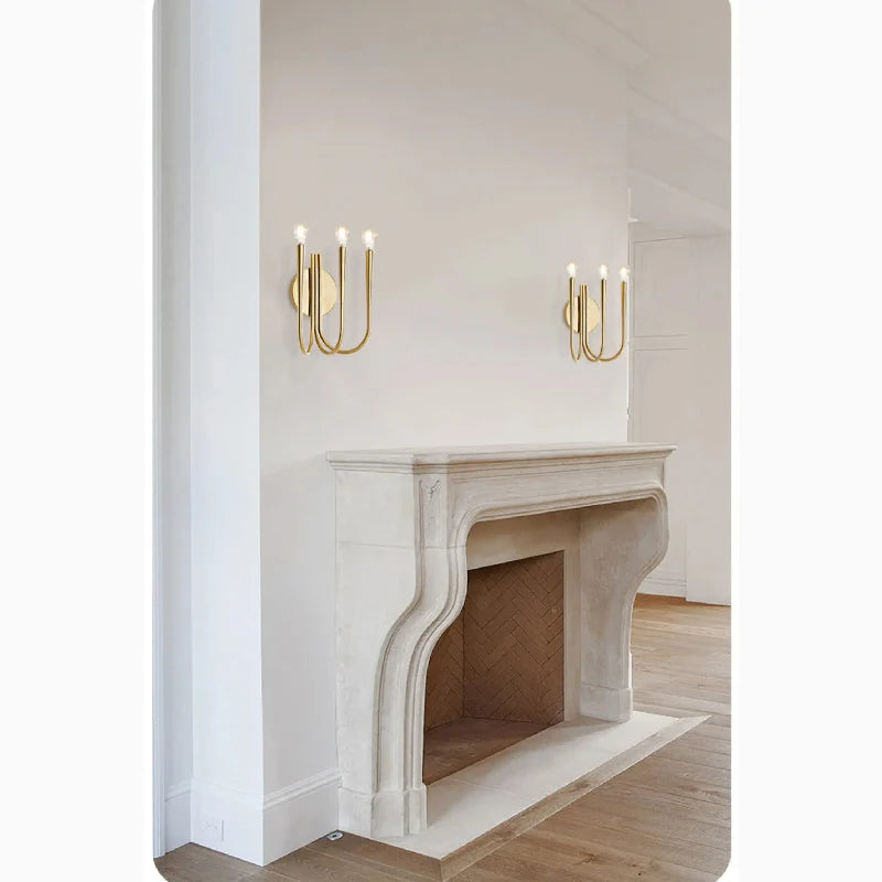Art-Deco LED Wall Sconce for Living Room