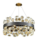 Art Deco Round Crystal Chandelier For The Living Room