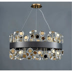 Art Deco Round Crystal Chandelier For The Living Room