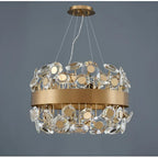 Art Deco Round Crystal Chandelier For The Living Room