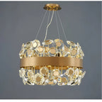 Art Deco Round Crystal Chandelier For The Living Room