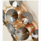 Ascona | Сognac-colored Luxury Crystal Wall Lamp