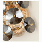 Ascona | Сognac-colored Luxury Crystal Wall Lamp