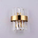 Avenches | Lux Creative Gold Wall Sconce With Big Crystals