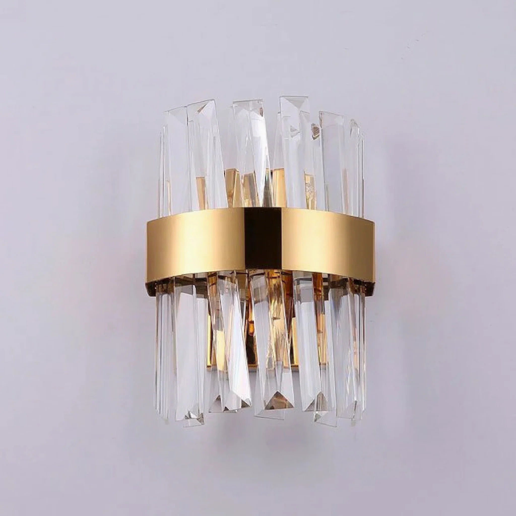 Avenches | Lux Creative Gold Wall Sconce With Big Crystals