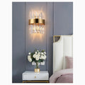 Avenches | Lux Creative Gold Wall Sconce With Big Crystals