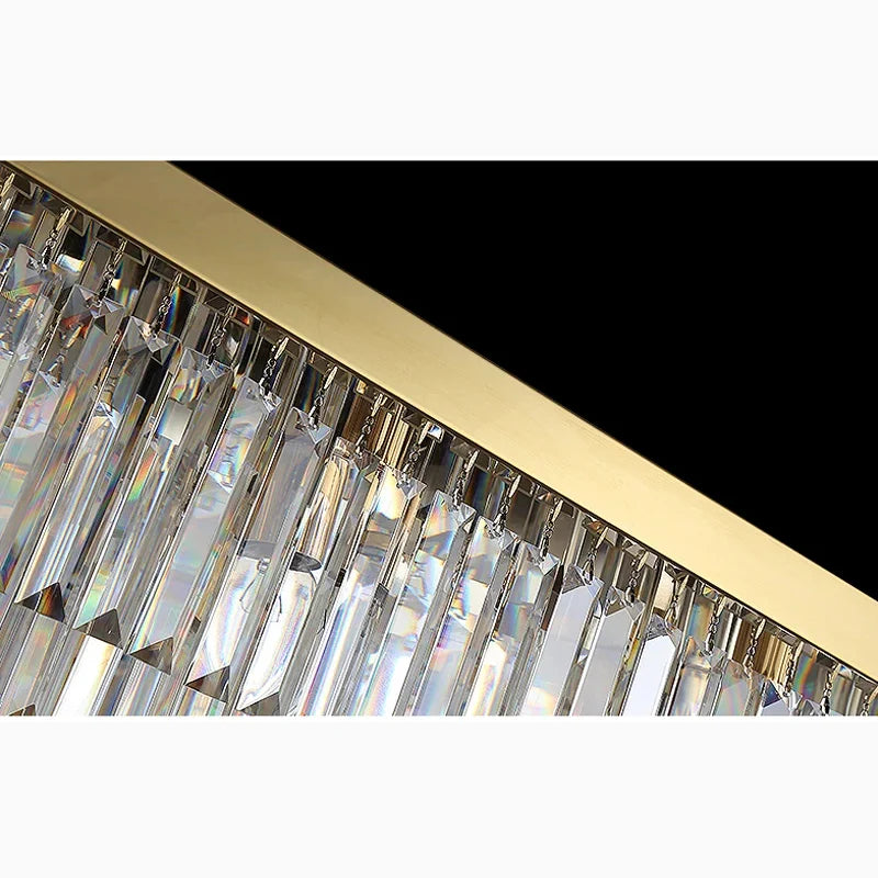 Bagnolo in Piano | Gold Square Crystal Chandelier