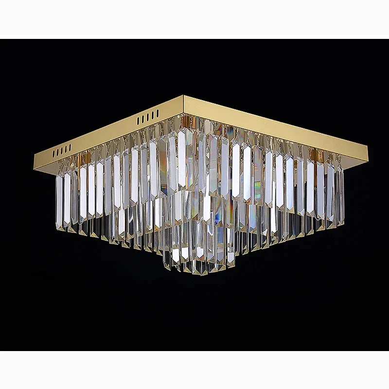 Bagnolo in Piano | Gold Square Crystal Chandelier