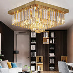 Bagnolo in Piano | Gold Square Crystal Chandelier