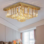 Bagnolo in Piano | Gold Square Crystal Chandelier