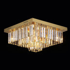 Bagnolo in Piano | Gold Square Crystal Chandelier