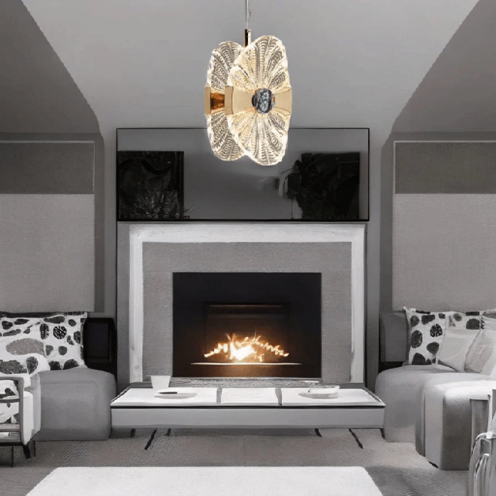 Baiardo | Modern Chandelier in the Shape of Lotus Leaf