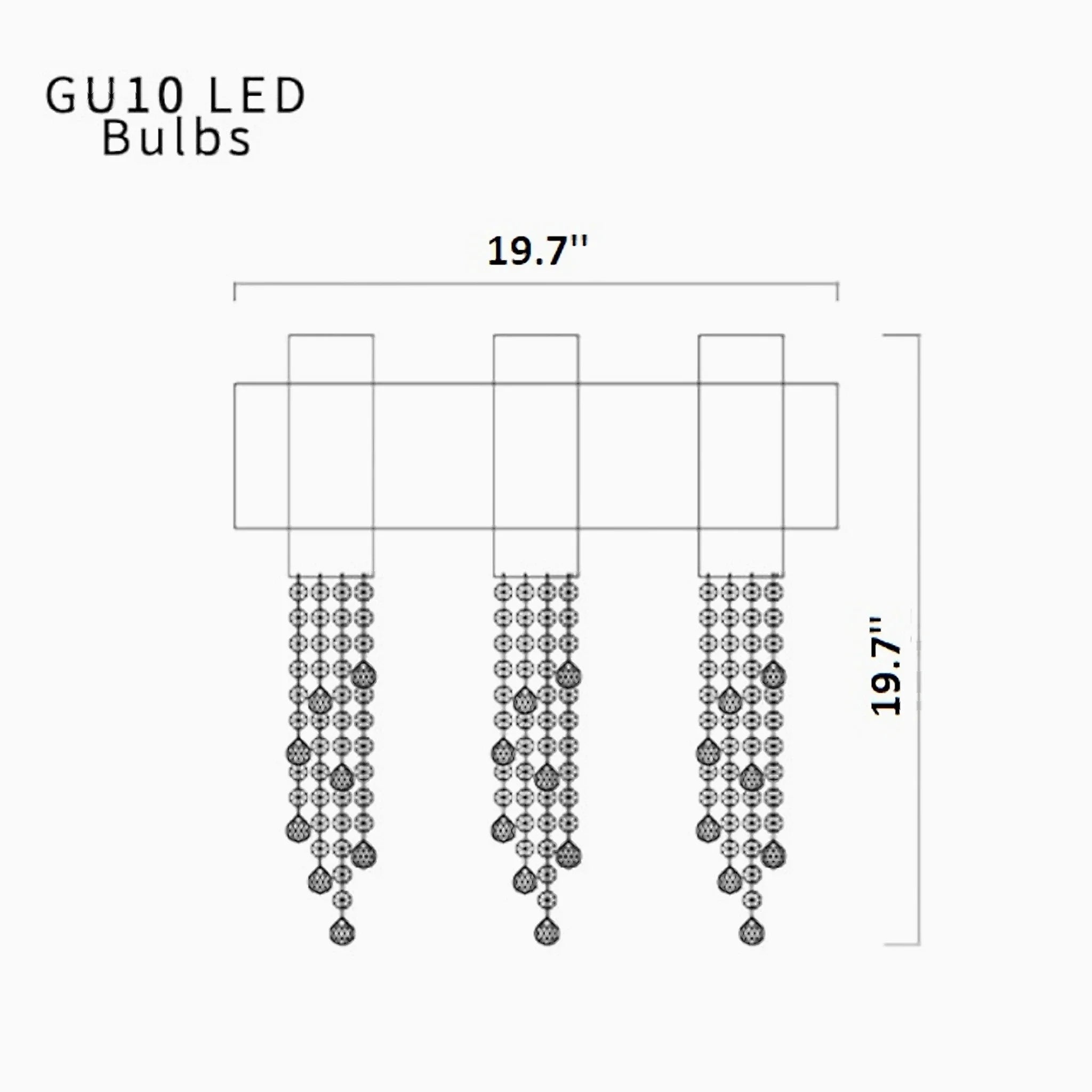 Berneck | Trendy Chrome Crystal Wall Sconce