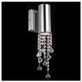 Berneck | Trendy Chrome Crystal Wall Sconce