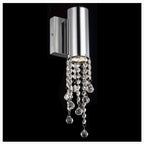 Berneck | Trendy Chrome Crystal Wall Sconce