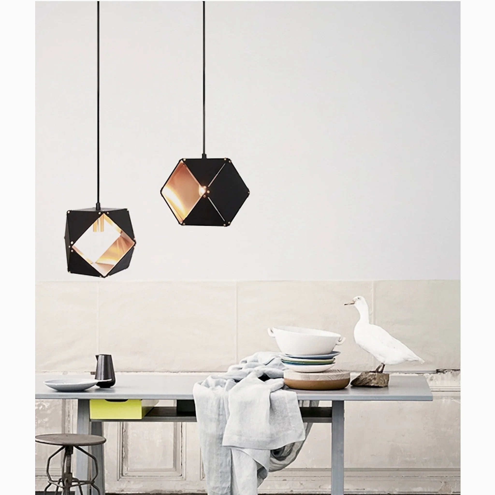 Gars White/Black Pendant Lighting for Kitchen