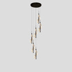 Bonassola | Exceptional Long Spiral LED Pendant Chandelier