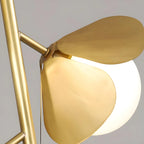 Bordighera | Nordic Gold Ceiling Copper Light with Flower Design