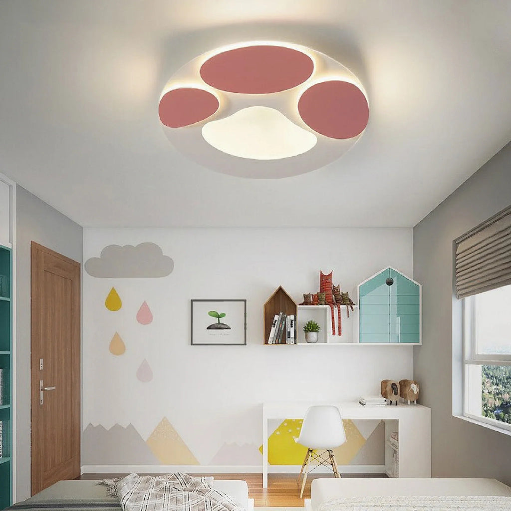 Bouillon | Cute Cat Paw LED Ceiling Light for Kids Room