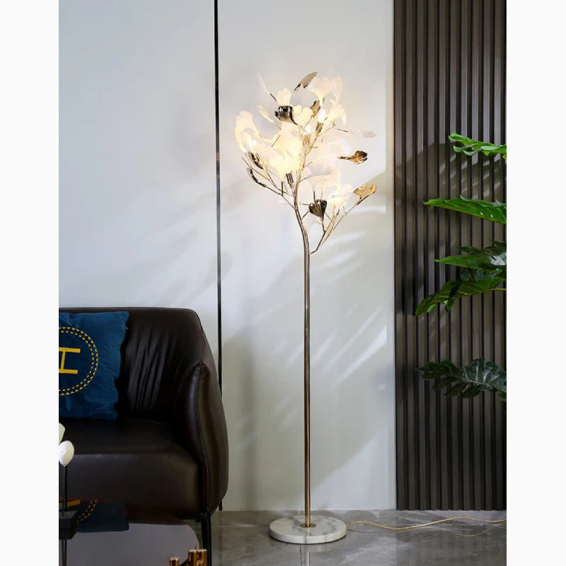 Bremgarten | Creative Ginkgo Leaves Shaped LED Floor Lamp